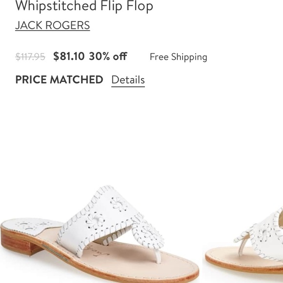 White Jack Rogers EUC size 6 - Picture 5 of 6